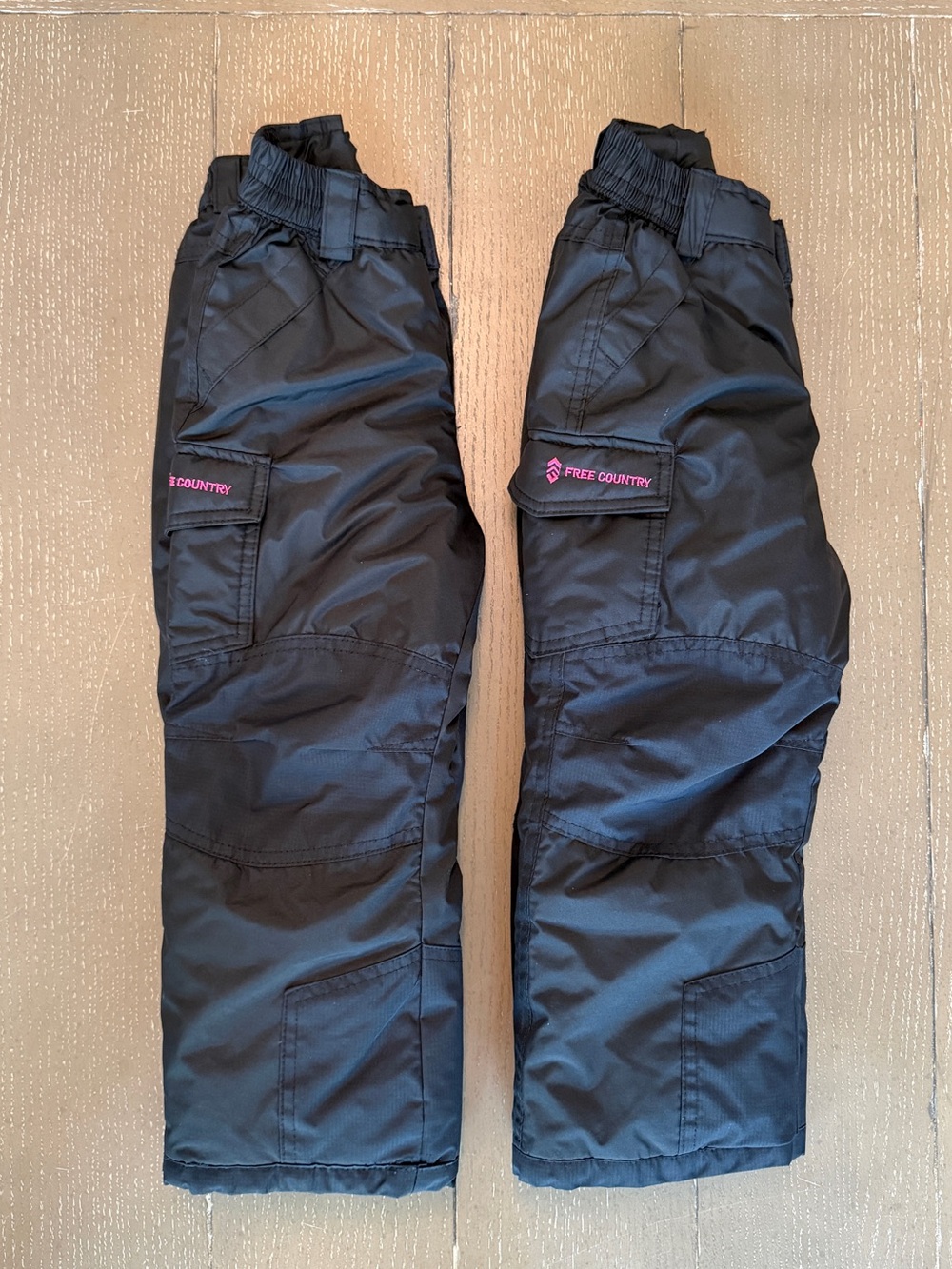 Free Country Girls’ 2-Pack Black Ski/Snowboard  Snow Pants • Size 4T